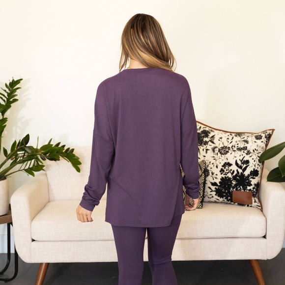 ELLA LOUNGEWEAR SET  LIGHT PLUM 3X  New - Picture 5 of 7